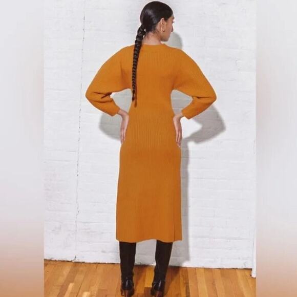 Mara Hoffman Samira Ribbed Knit Midi Sweater Dress NWT - Picture 5 of 12